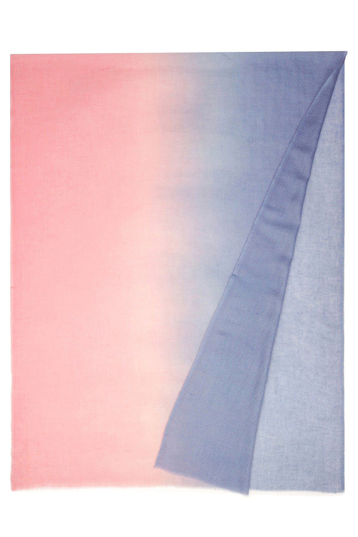 Pashmina Bird's Eye Ombre | Periwinkle-Pink