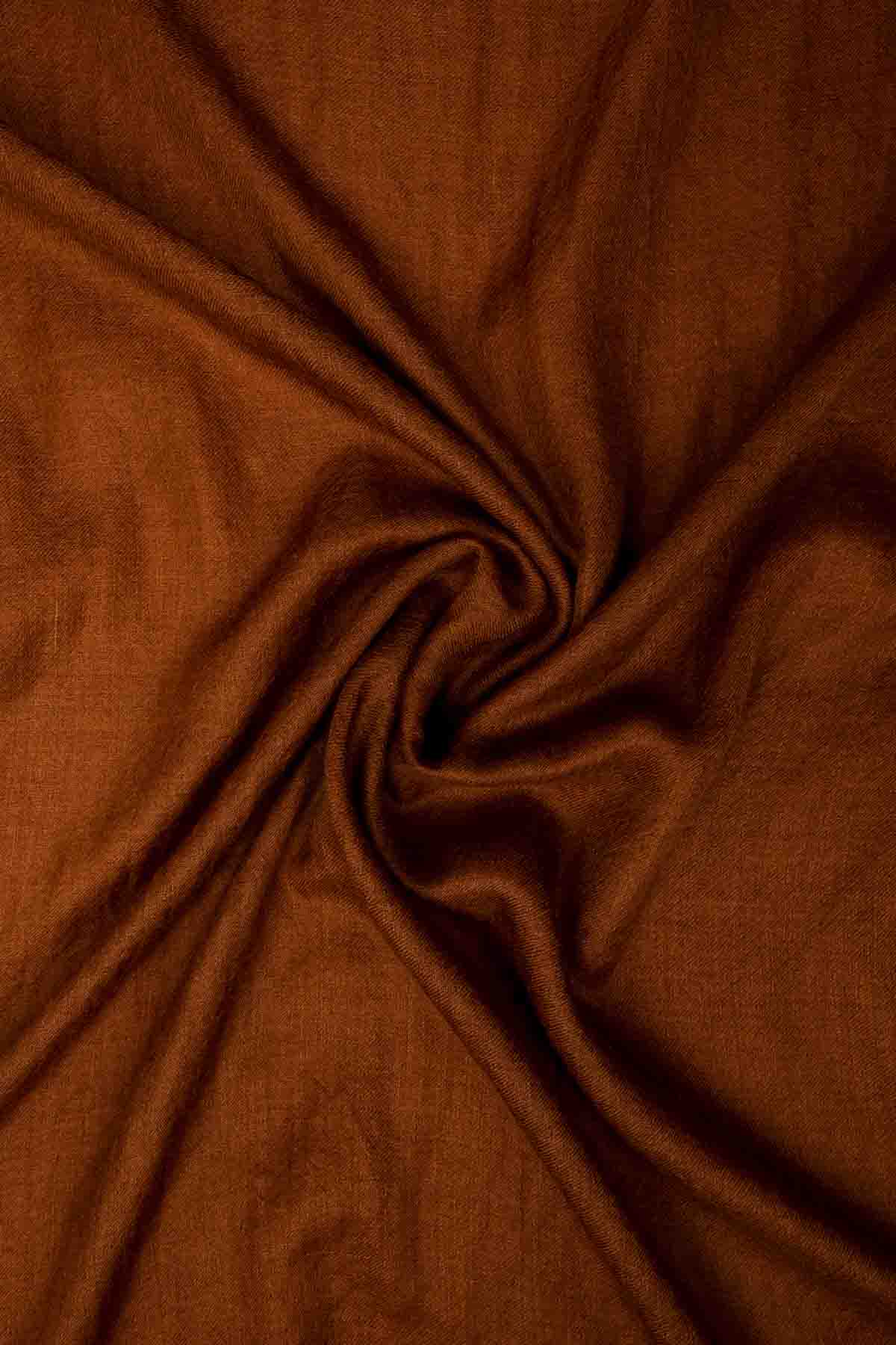 Handwoven Cashmere Souffle | Cognac-Brown