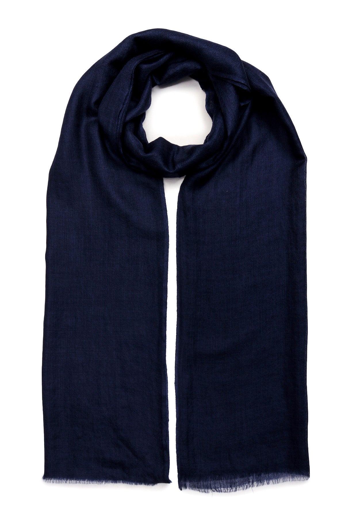 Handwoven Cashmere Souffle | Navy