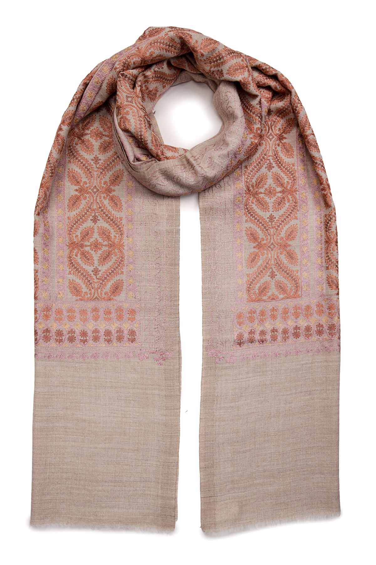 Pashmina Tapestry Strata | Blush Terracotta