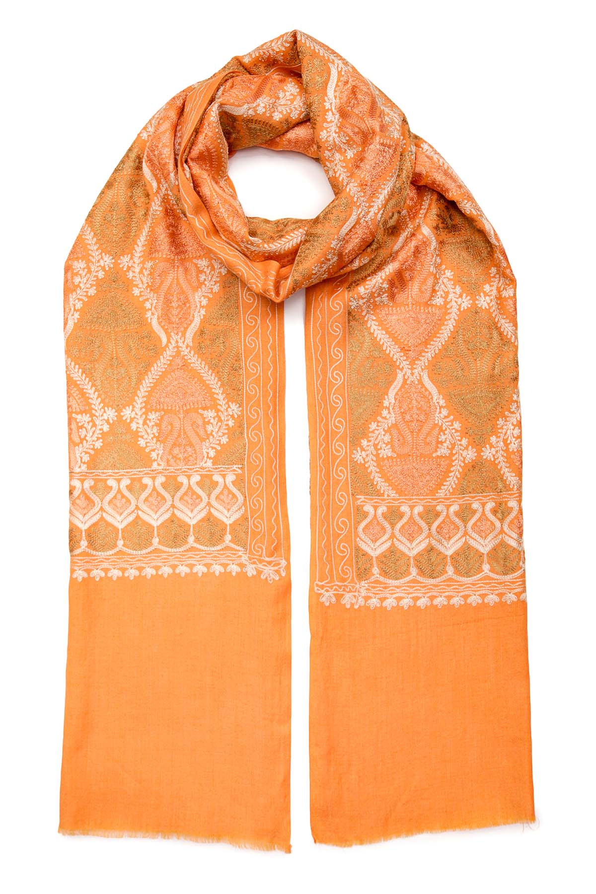 Pashmina Tapestry Trellis | Saffron