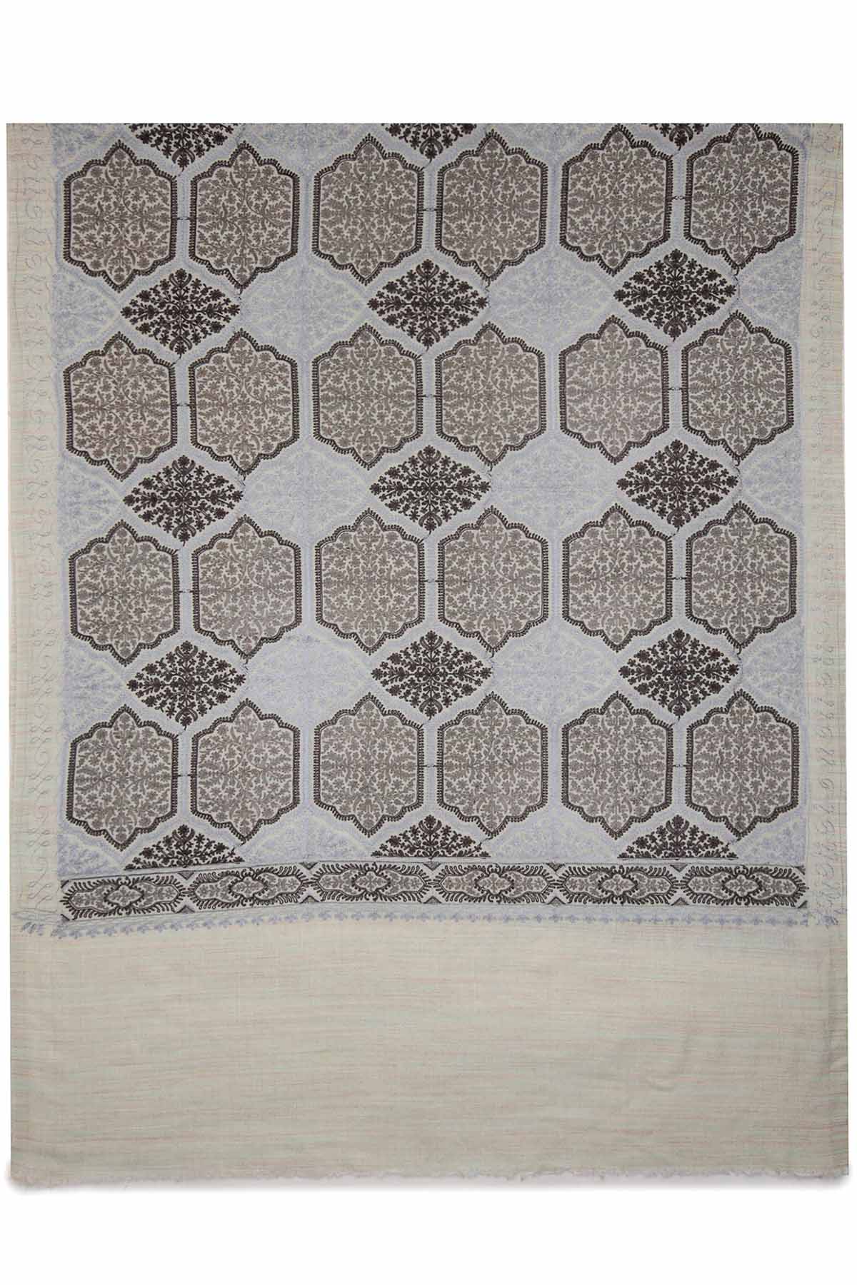 Pashmina Tapestry Cloister | Linen-Grey