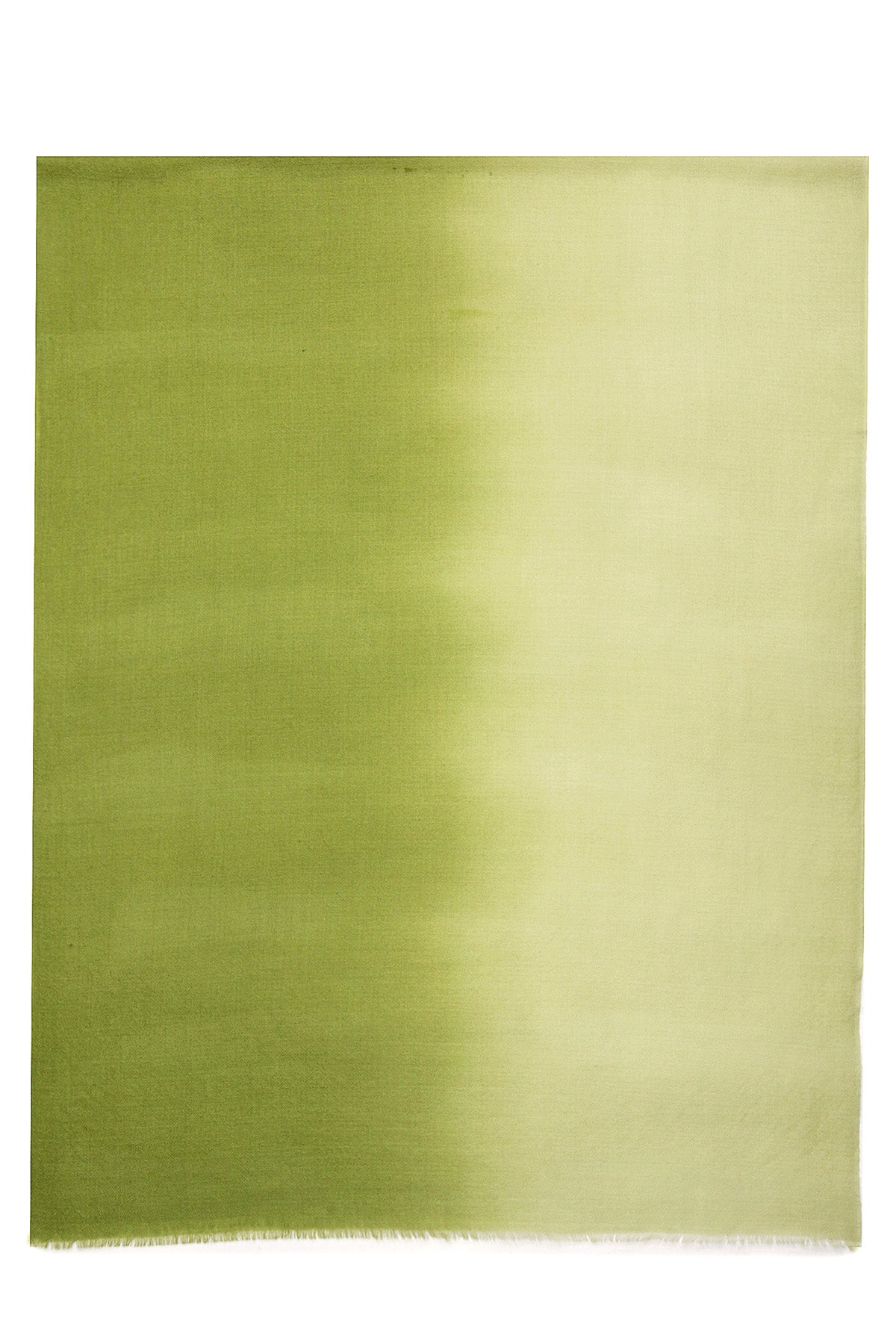 Handwoven Cashmere Ombre | Sage-Chartruese