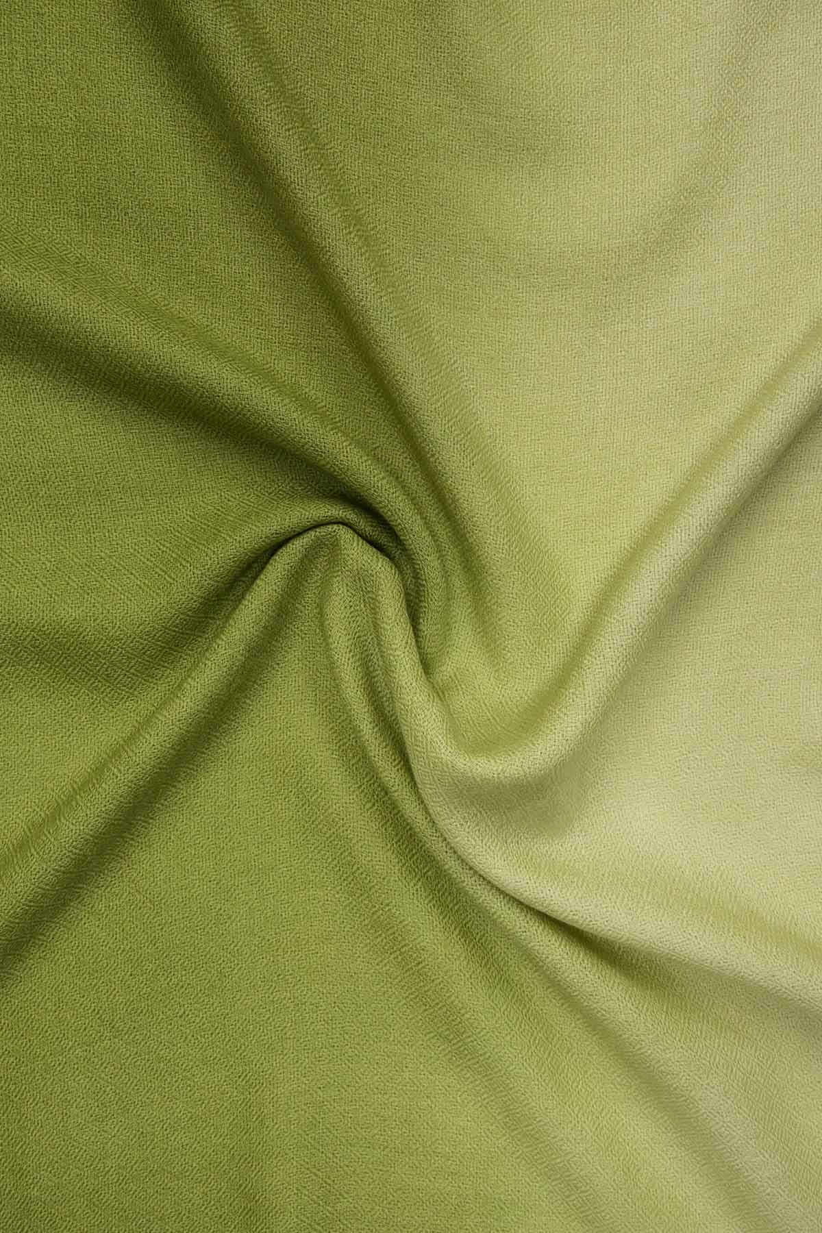 Handwoven Cashmere Ombre | Sage-Chartruese