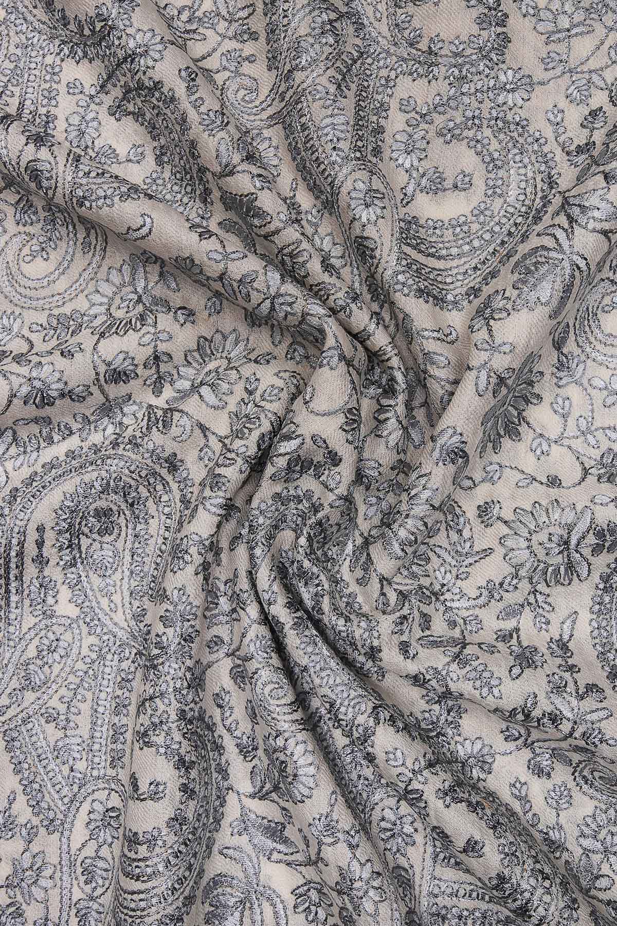 Pashmina Tapestry Paisley Trio | Ivory
