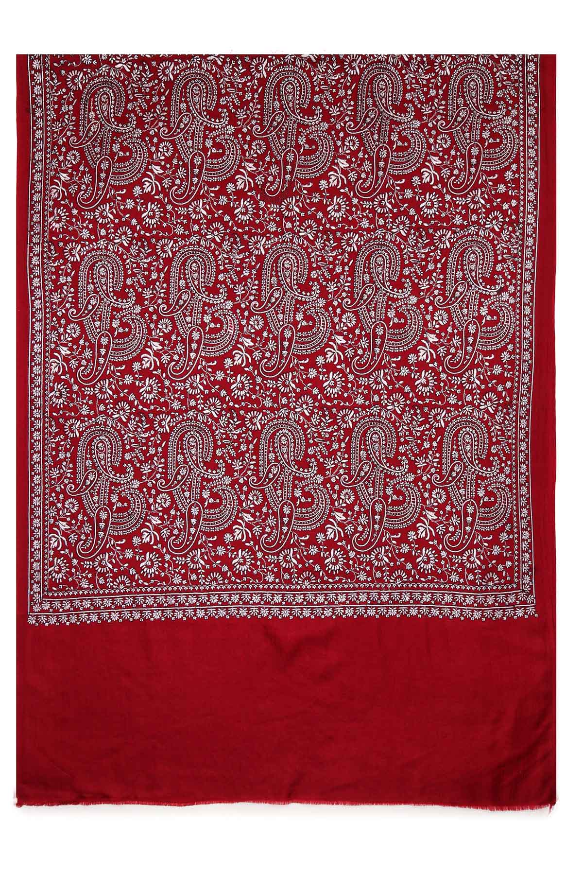 Pashmina Tapestry Paisley Trio | Crimson