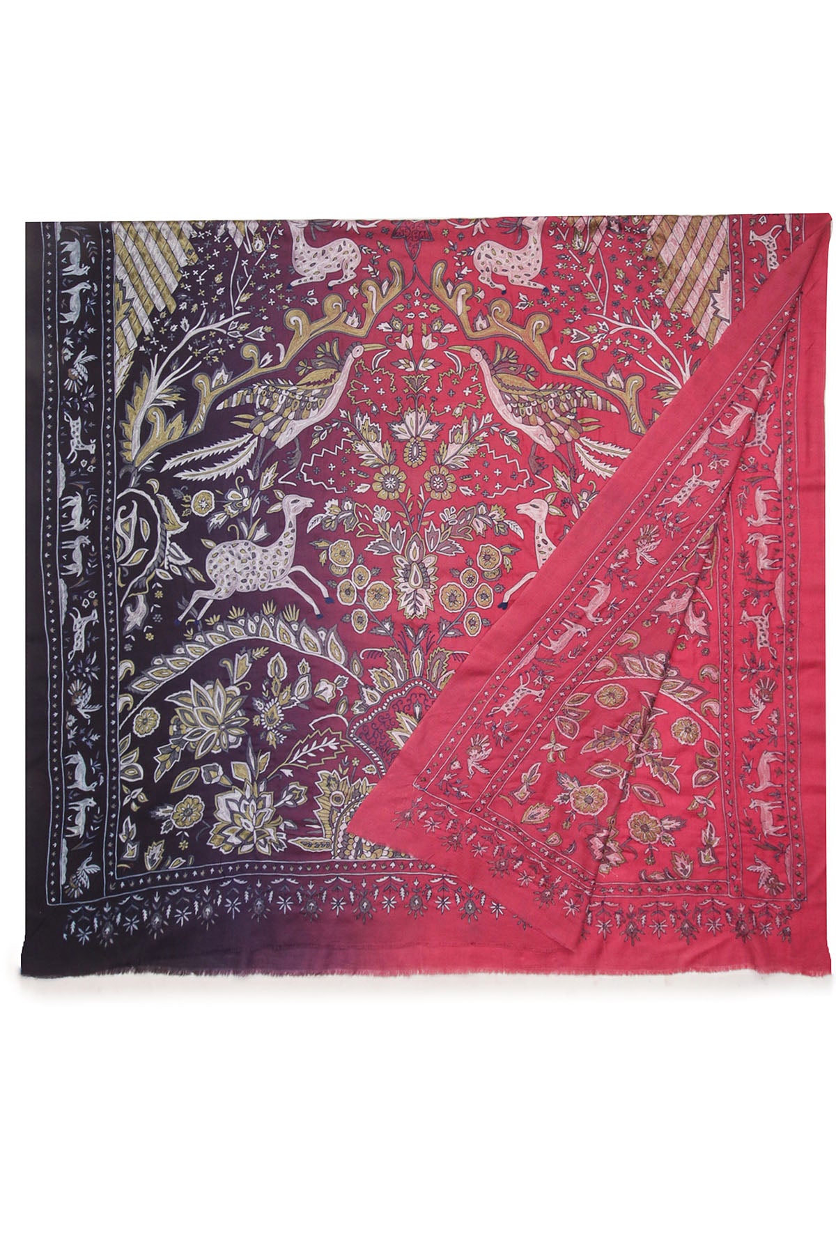 Cashmere Grove | Charcoal-Plum-Cranberry