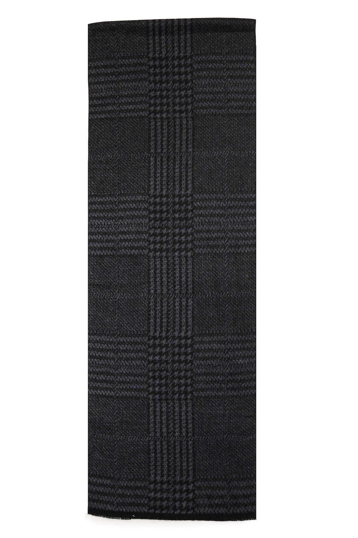 Pashmina Muffler Plaid | Charcoal