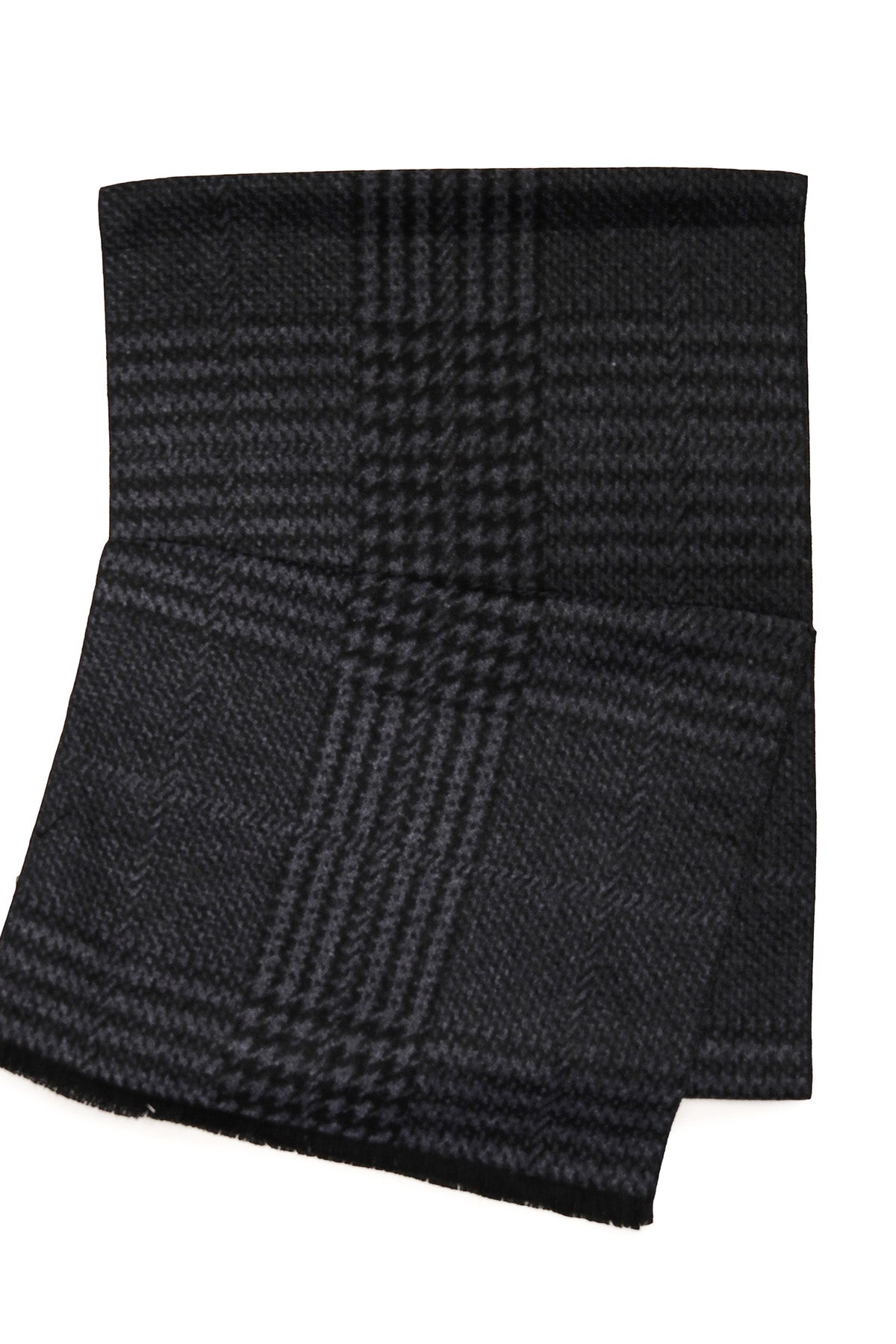 Pashmina Muffler Plaid | Charcoal