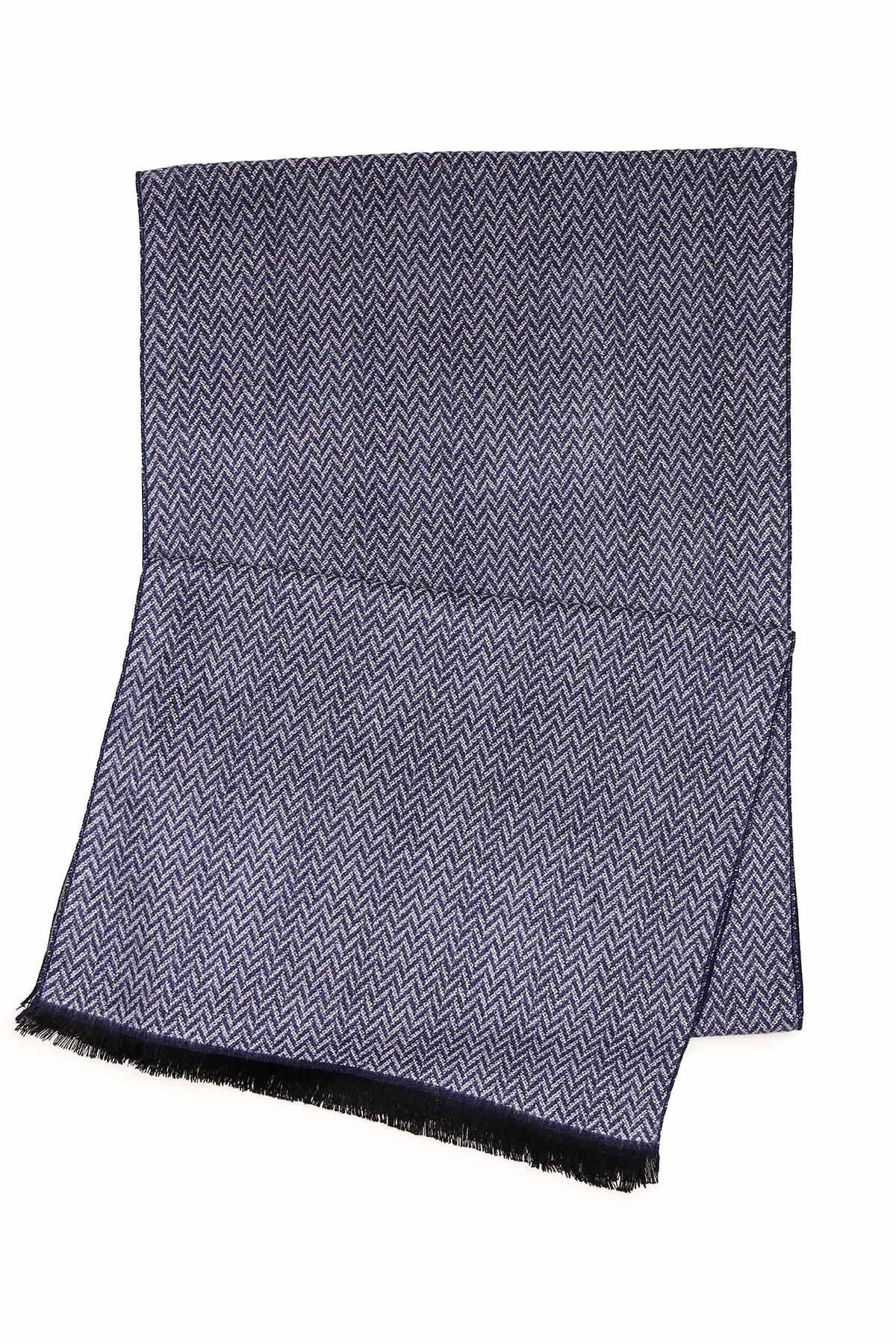 Pashmina Muffler Herringbone | Charcoal