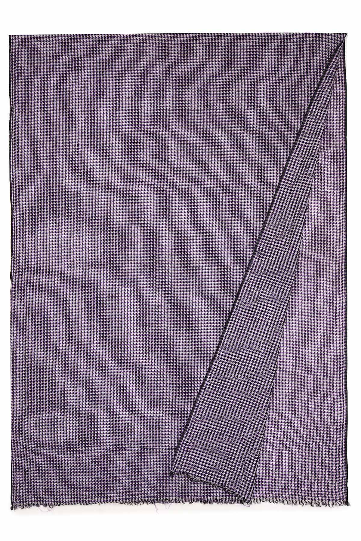 Cashmere Highlands Checkerboard | Purple-Grey