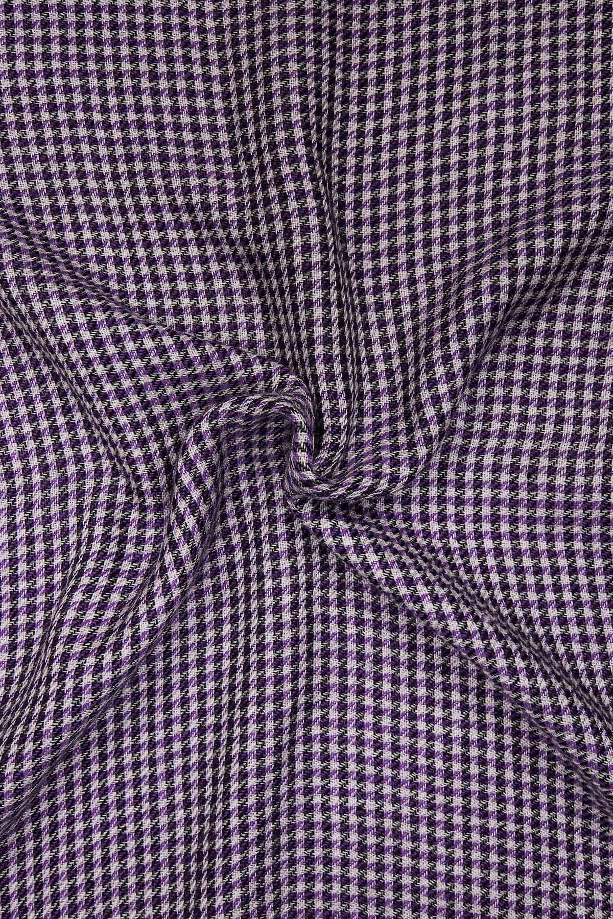 Cashmere Highlands Checkerboard | Purple-Grey