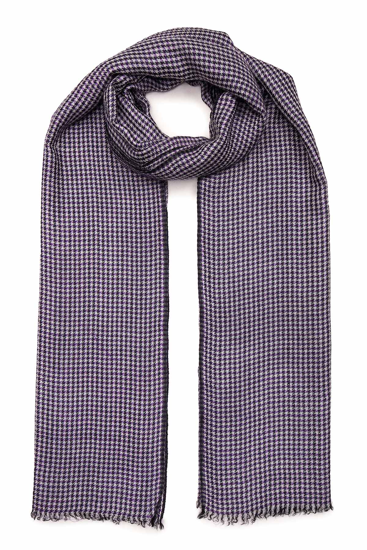 Cashmere Highlands Checkerboard | Purple-Grey