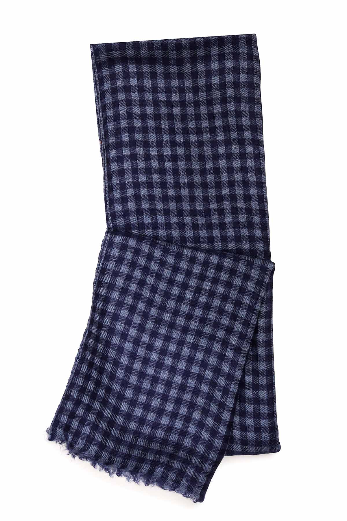 Cashmere Highlands Checkerboard | Slate-Blue