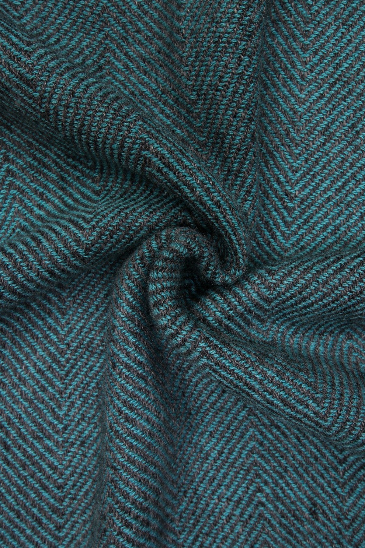 Pashmina Muffler Herringbone | Teal-Turquoise