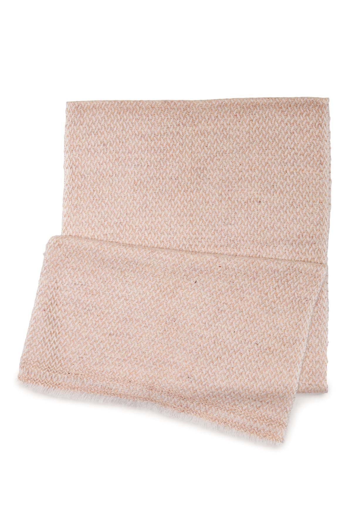Pashmina Muffler Basket Weave | Cool-Beige