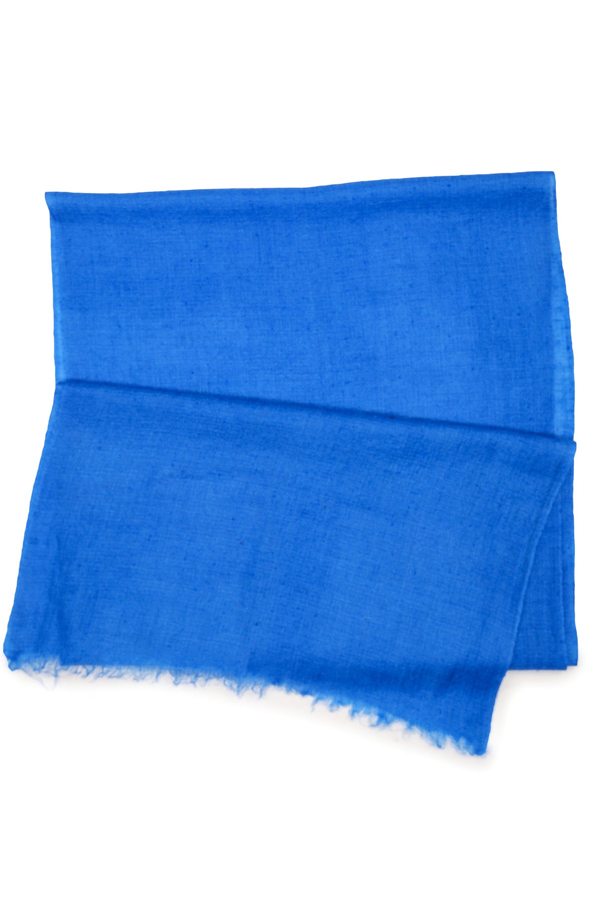 Handwoven Cashmere Muffler | Cerulean