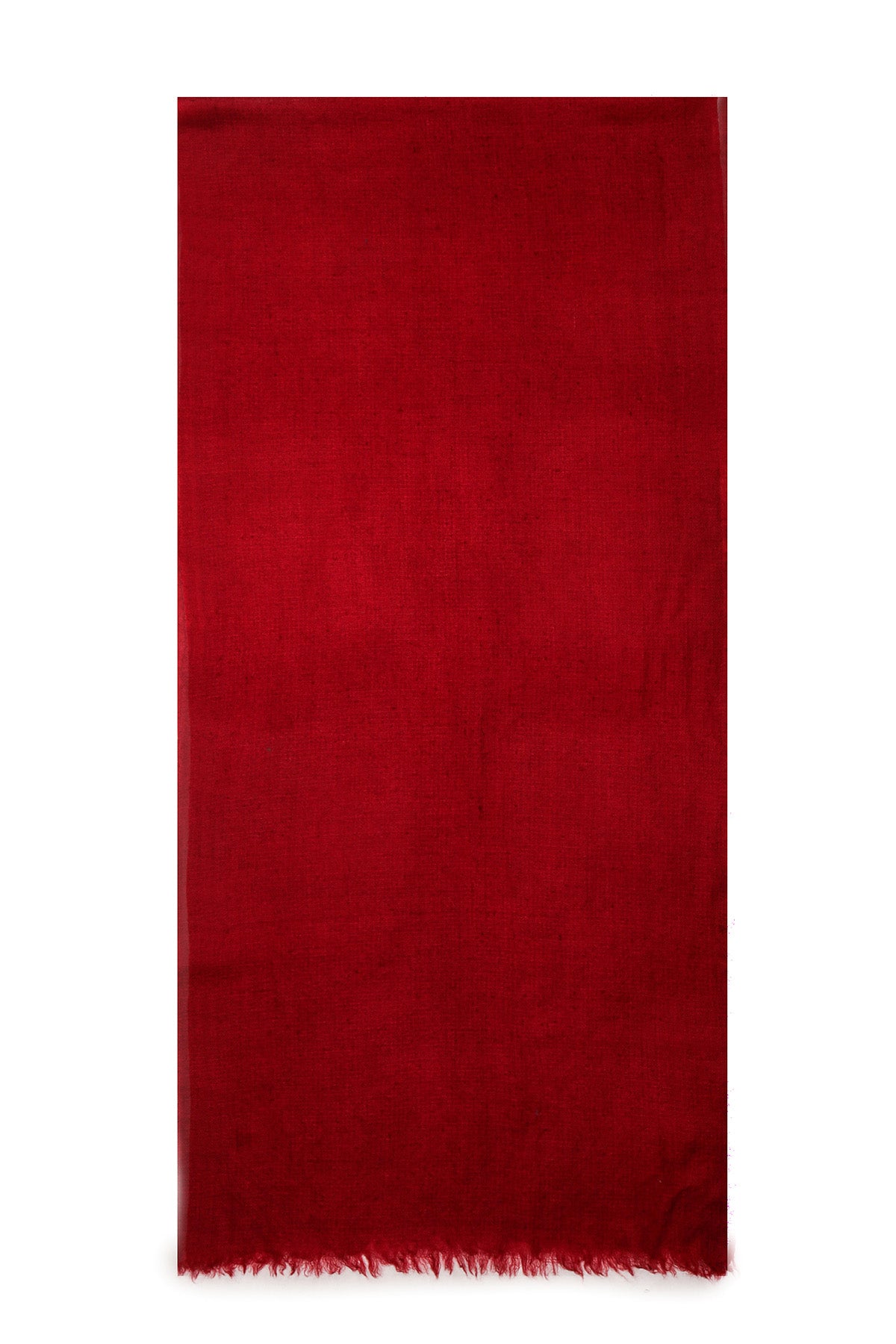 Handwoven Cashmere Muffler | Deep-Red