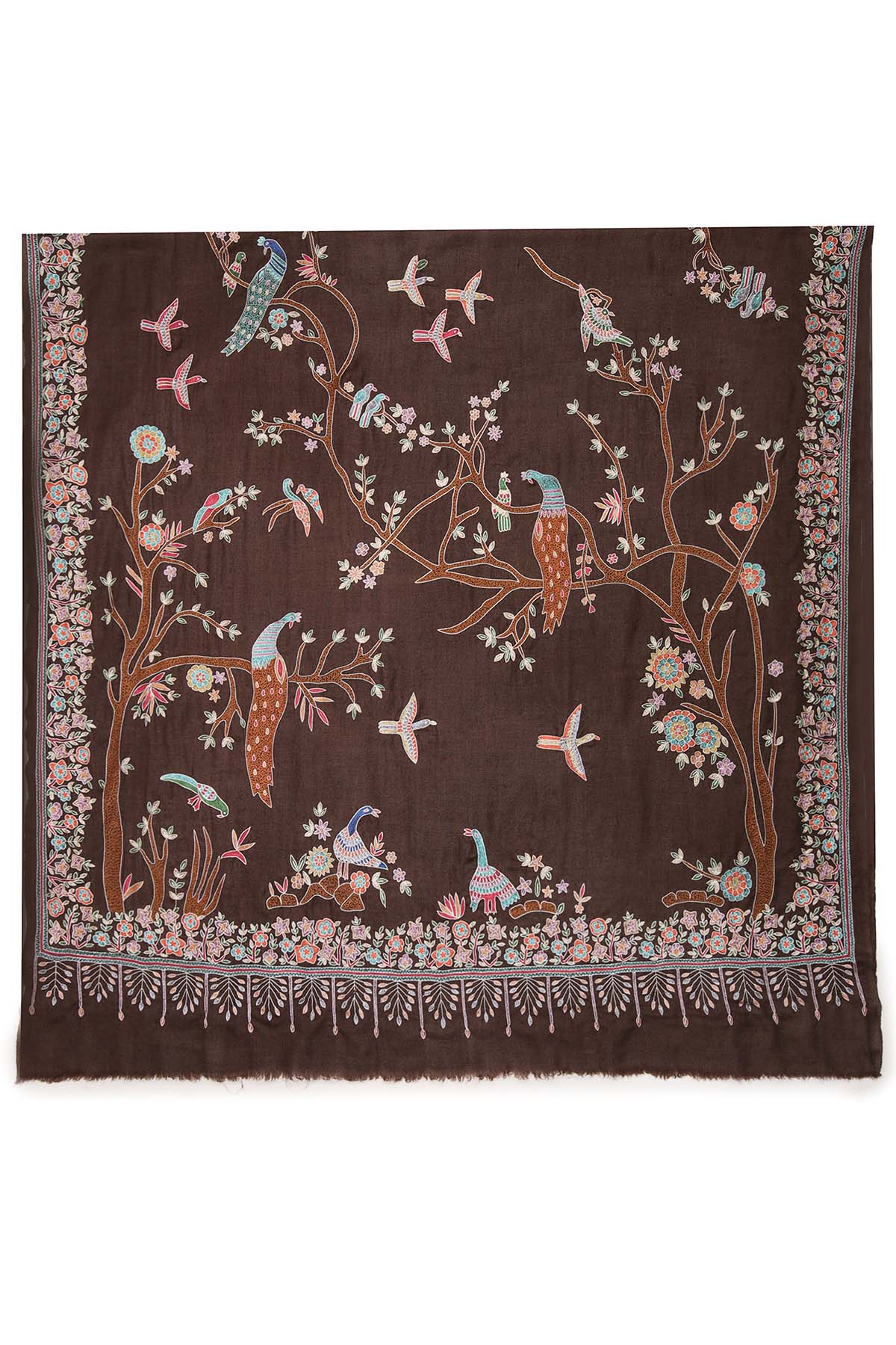 Cashmere Birds of Paradise | Chocolate