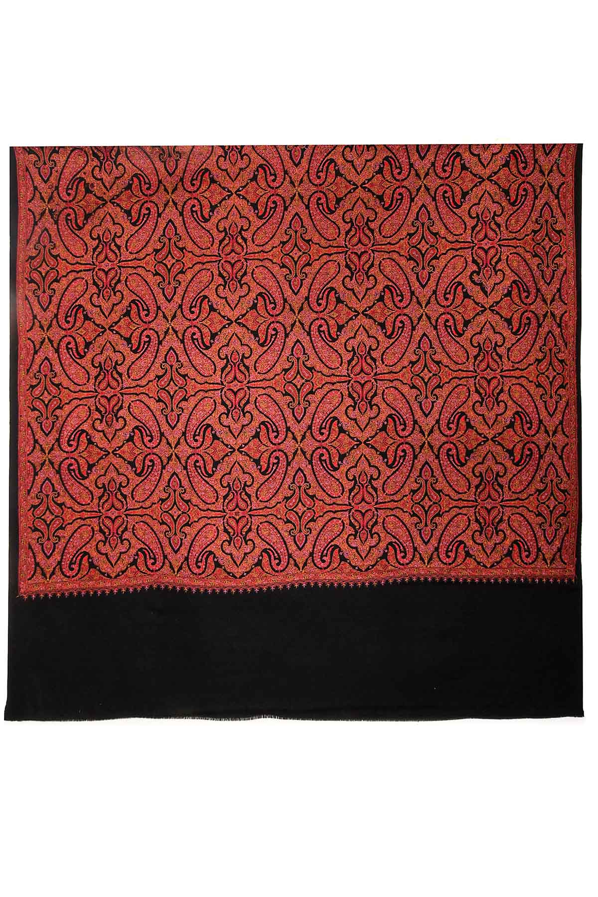 Cashmere Pasiley Lattice | Maroon