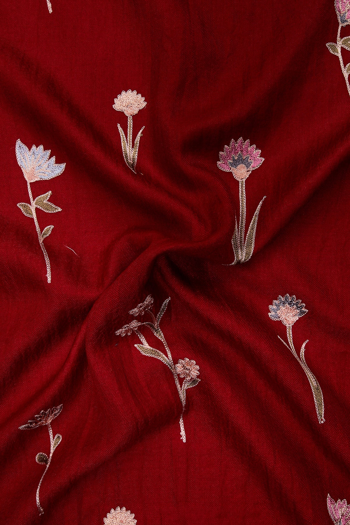Cashmere Floral Cascade | Crimson