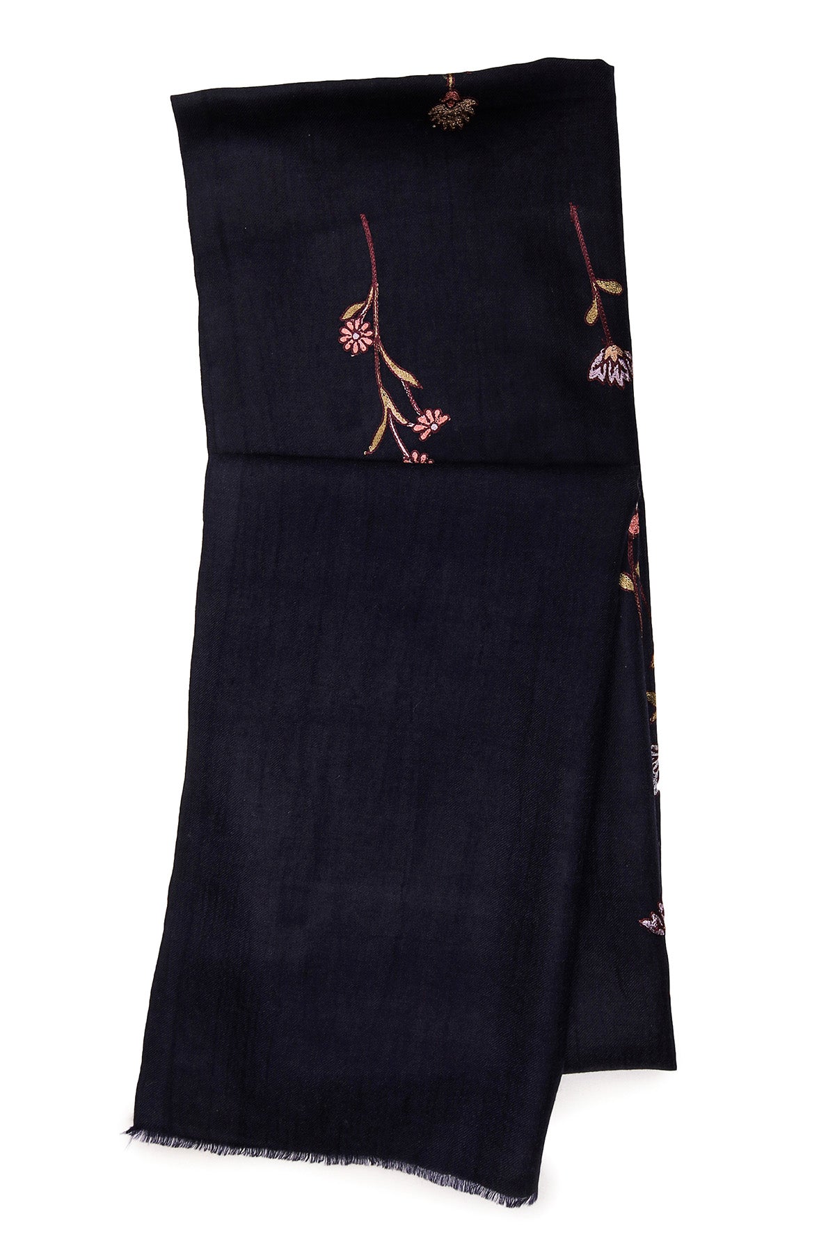 Cashmere Floral Cascade | Mignight-Navy