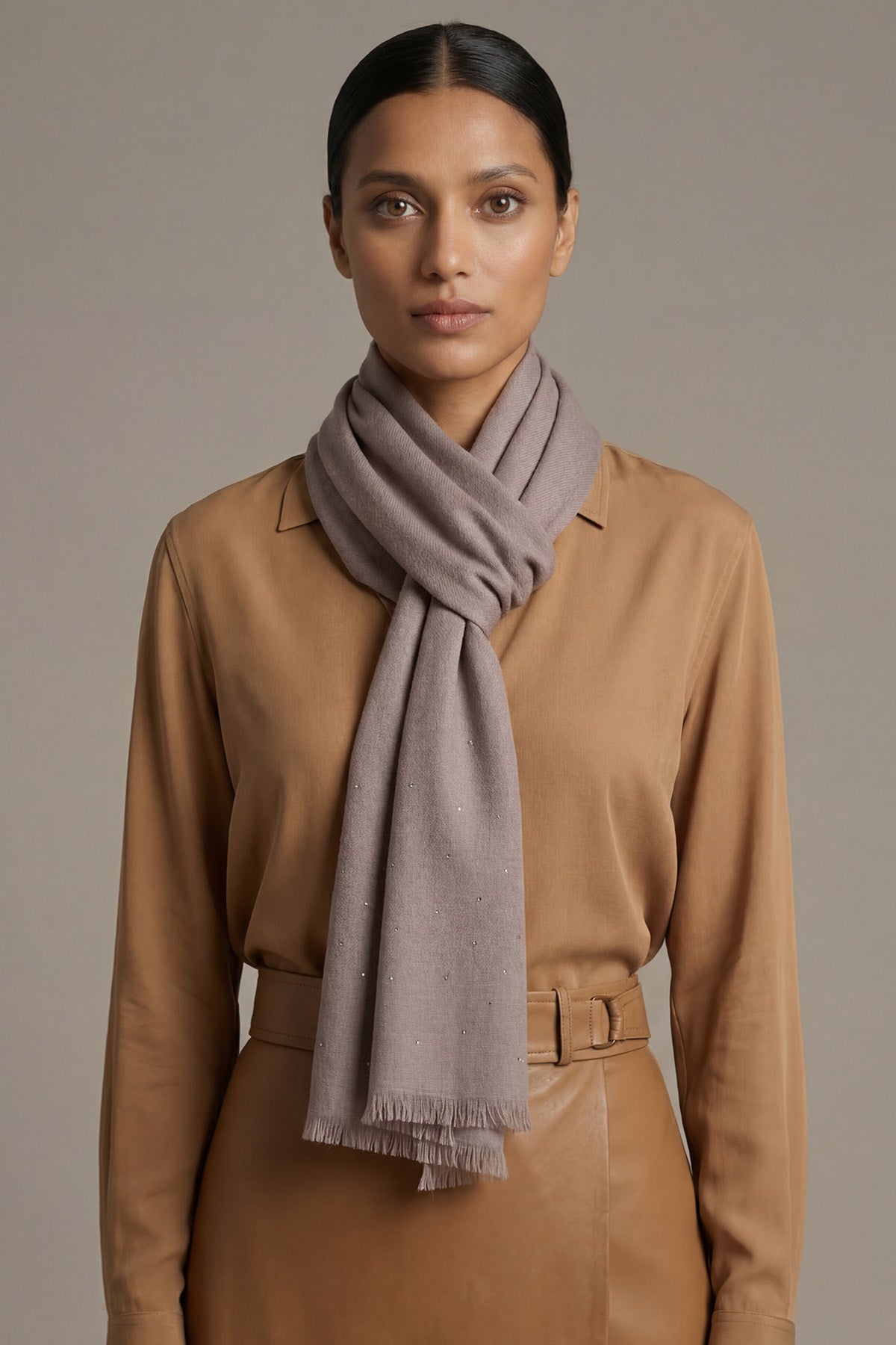 Pashmina Swarovski Starlight | Greige