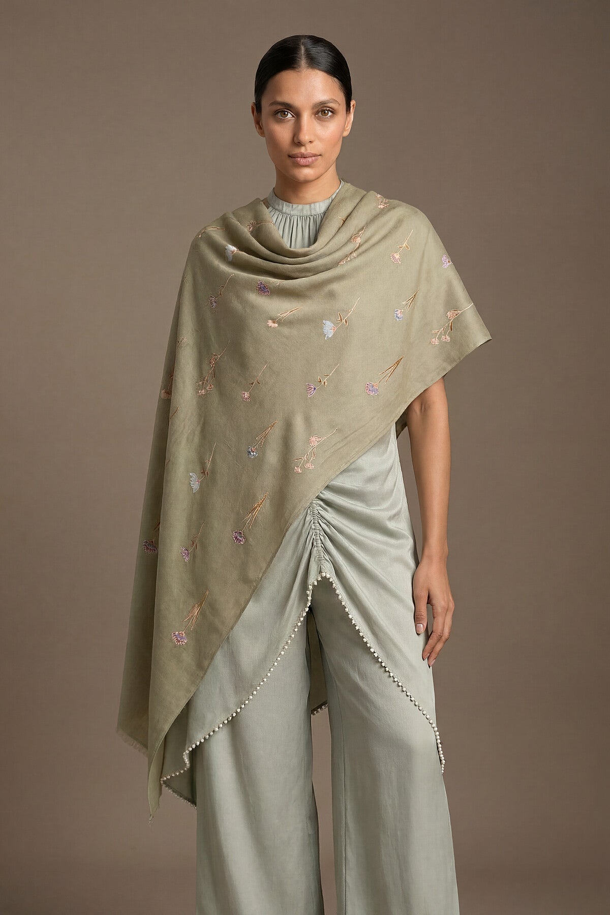 Cashmere Floral Cascade | Sage