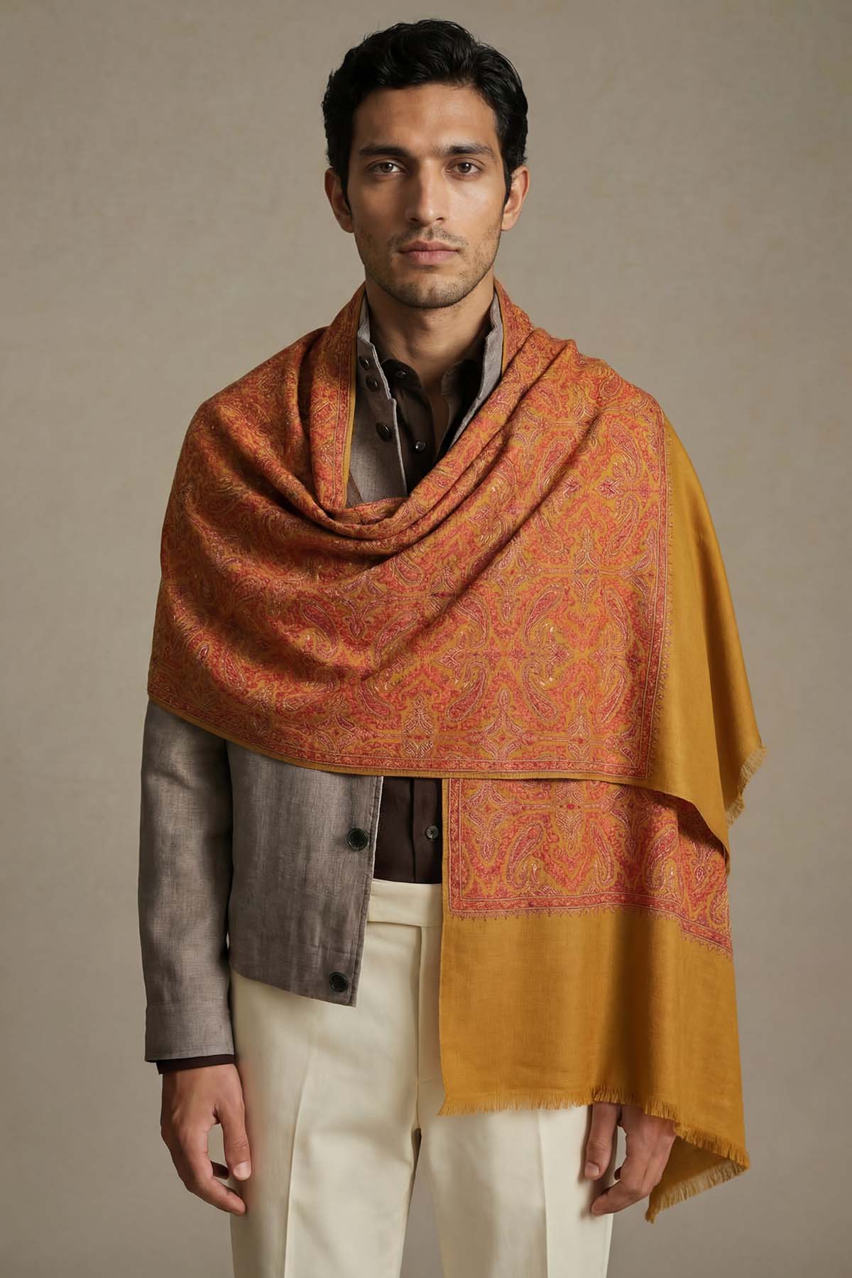 Cashmere Pasiley Lattice | Amber