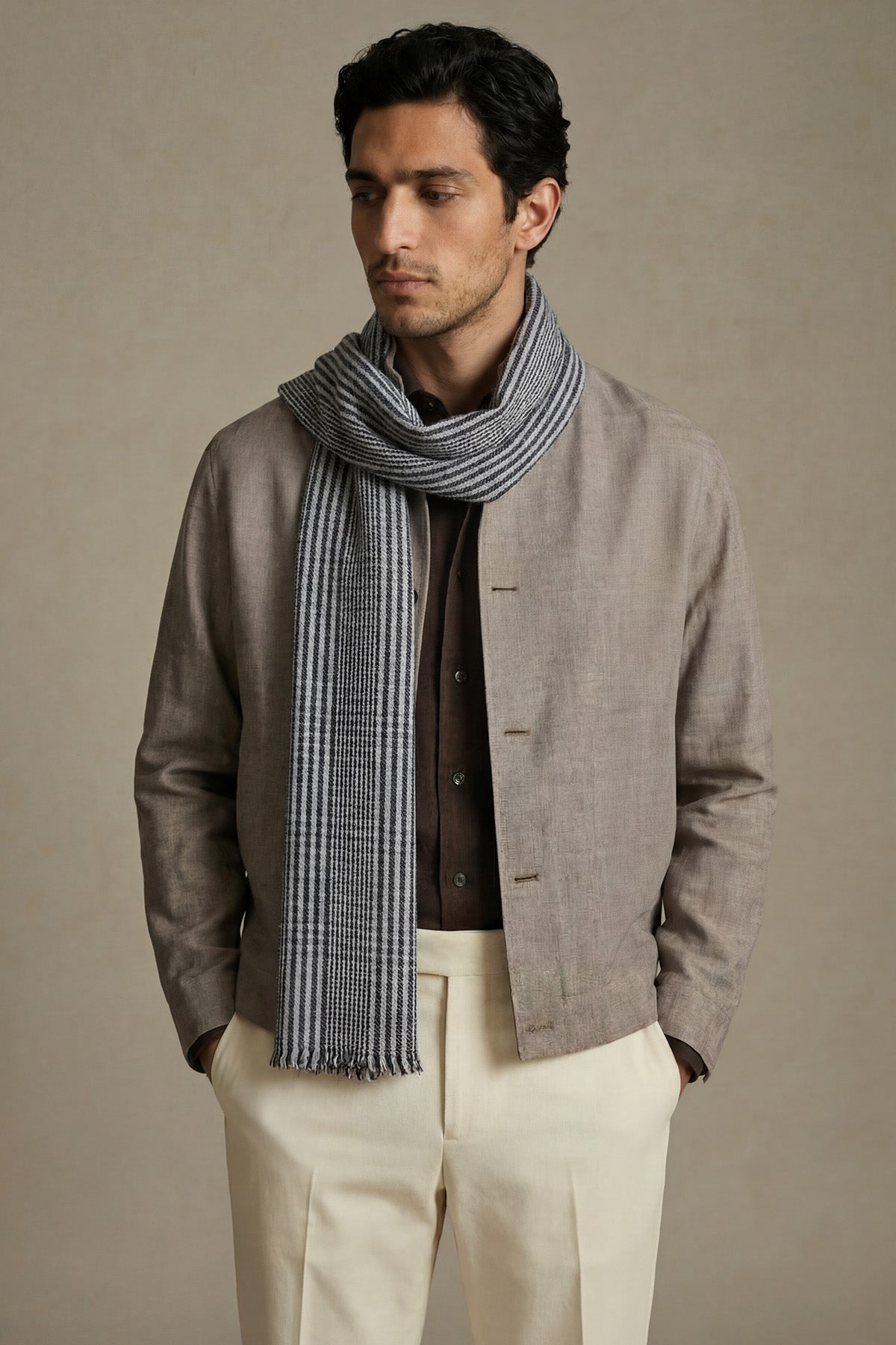 Cashmere Highlands Glen Plaid | Grey