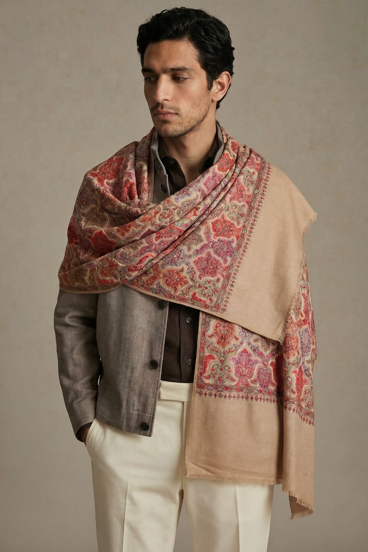 Cashmere Royal Lattice | Beige