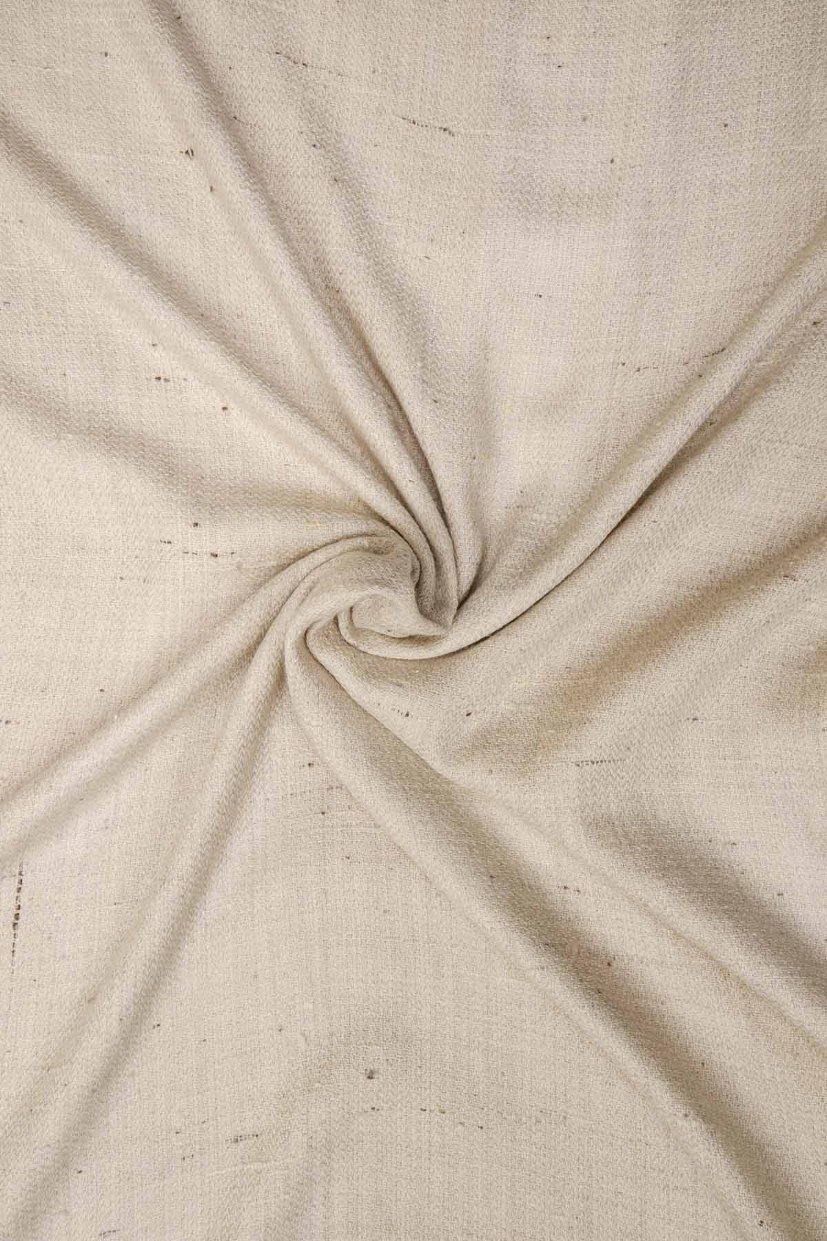 Khadi Pashmina | Ivory-Ecru