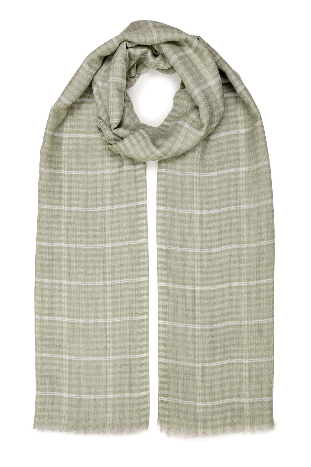 Cashmere Highlands Windowpane | Sage