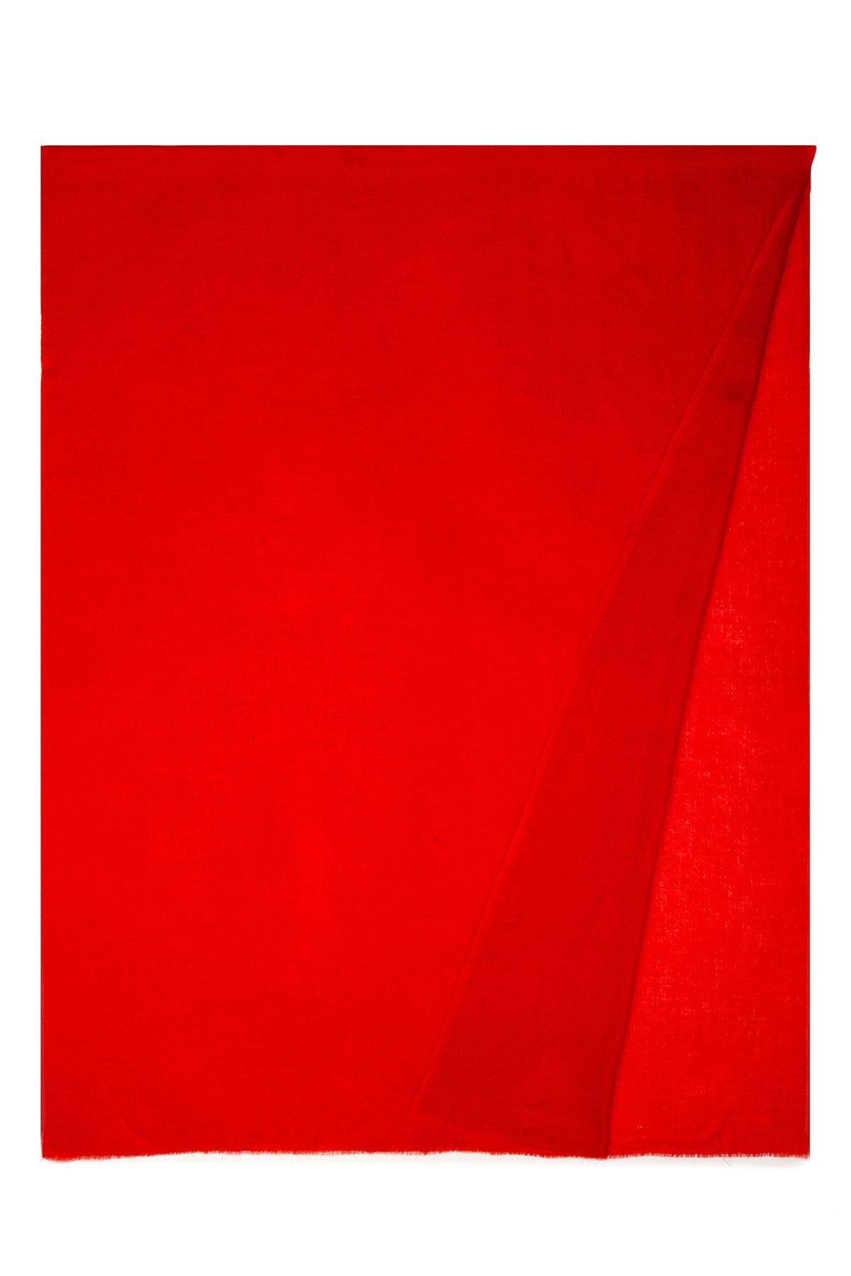 Handwoven Cashmere Souffle | Vivid-Red