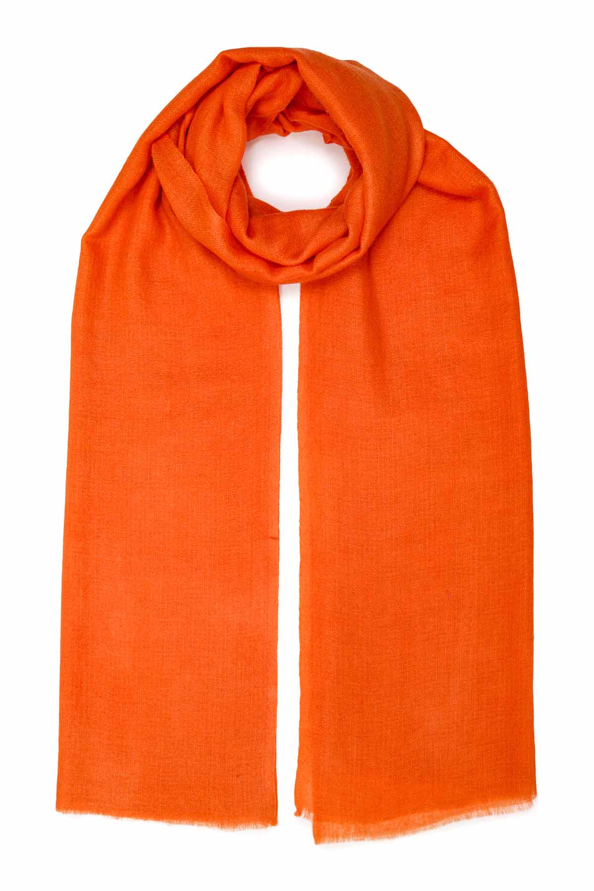 Handwoven Cashmere Souffle | Orange