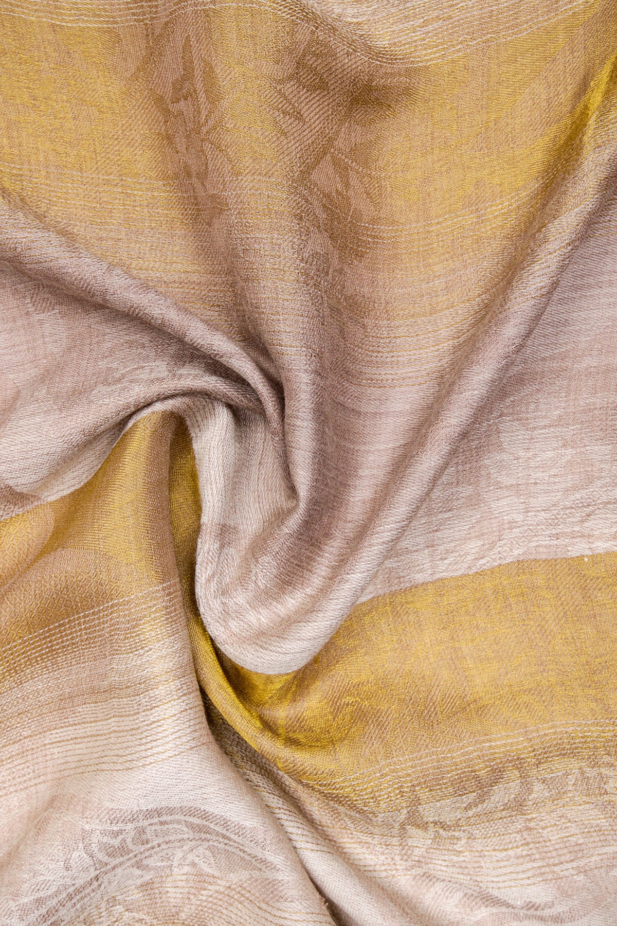 Pashmina Self Weave Drift | Honey-Peach