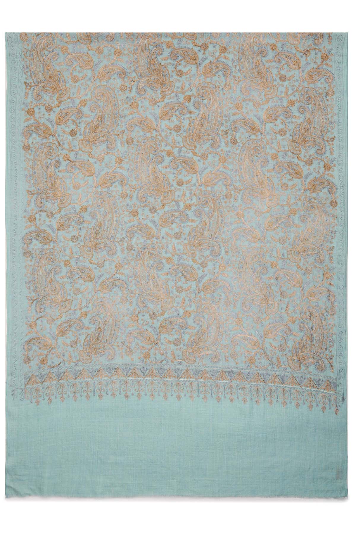 Pashmina Tapestry Paisley Field | Rose-Copper