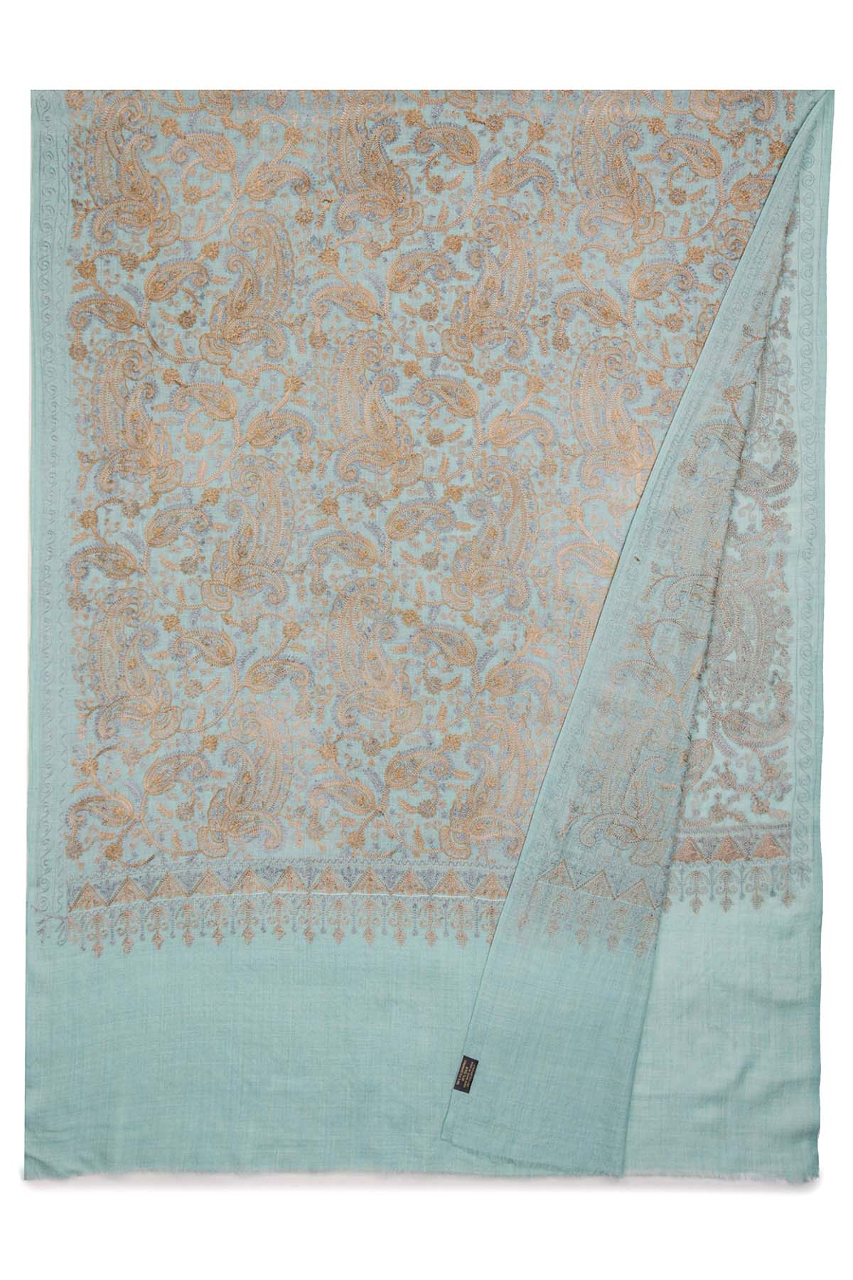 Pashmina Tapestry Paisley Field | Rose-Copper