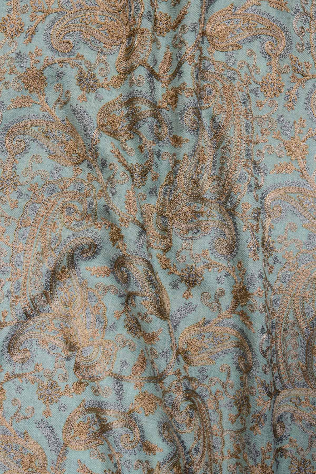 Pashmina Tapestry Paisley Field | Rose-Copper