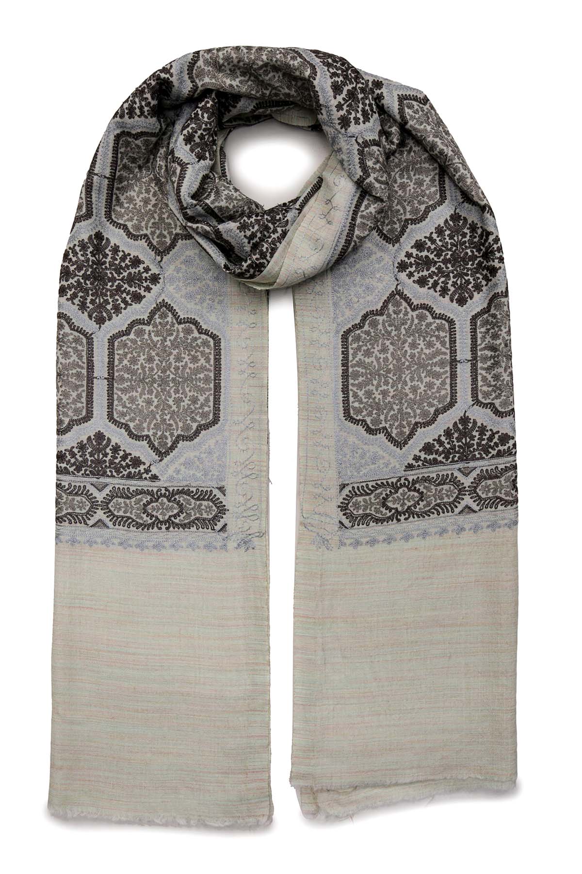 Pashmina Tapestry Cloister | Linen-Grey