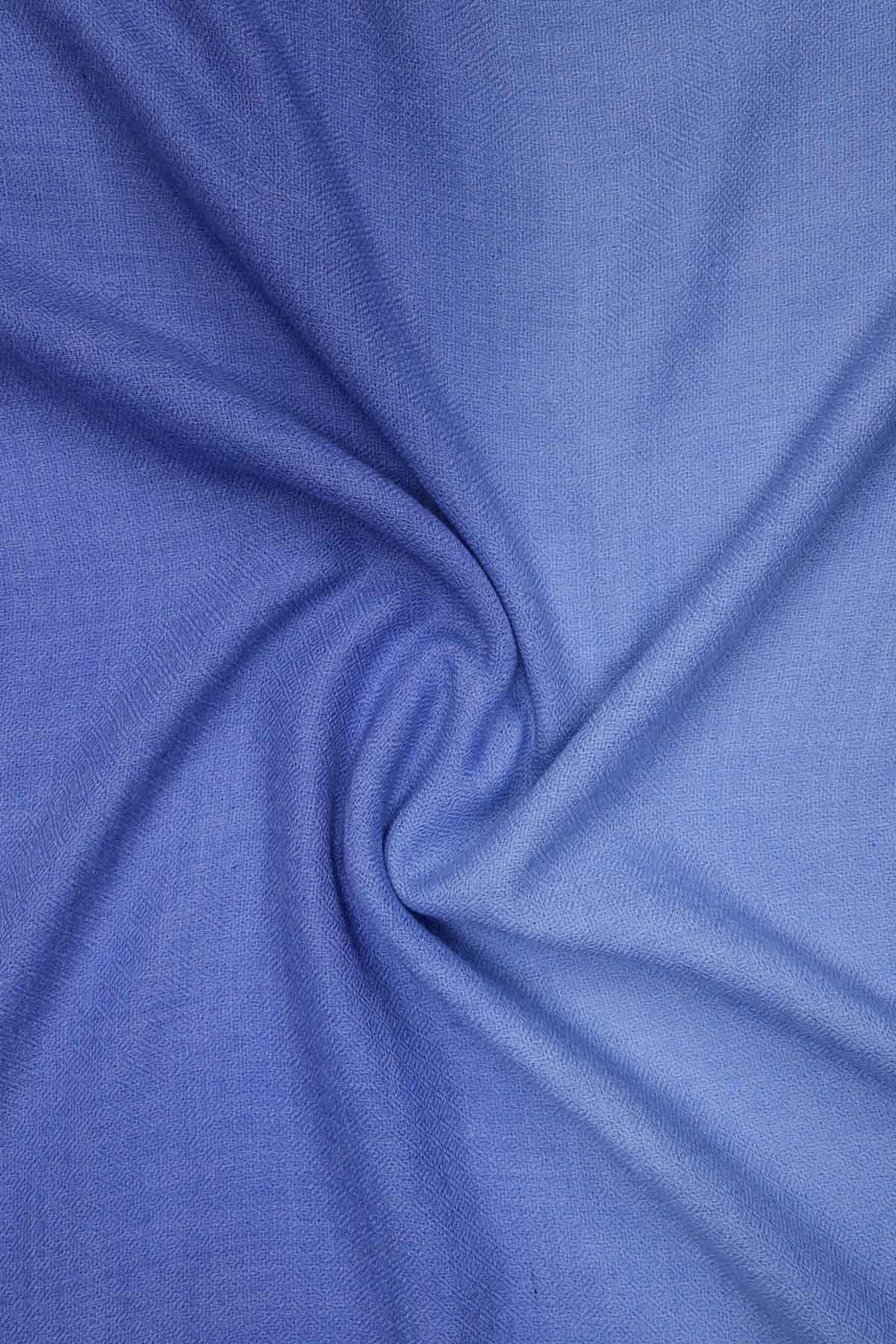 Handwoven Cashmere Ombre | Cornflower-Periwinkle
