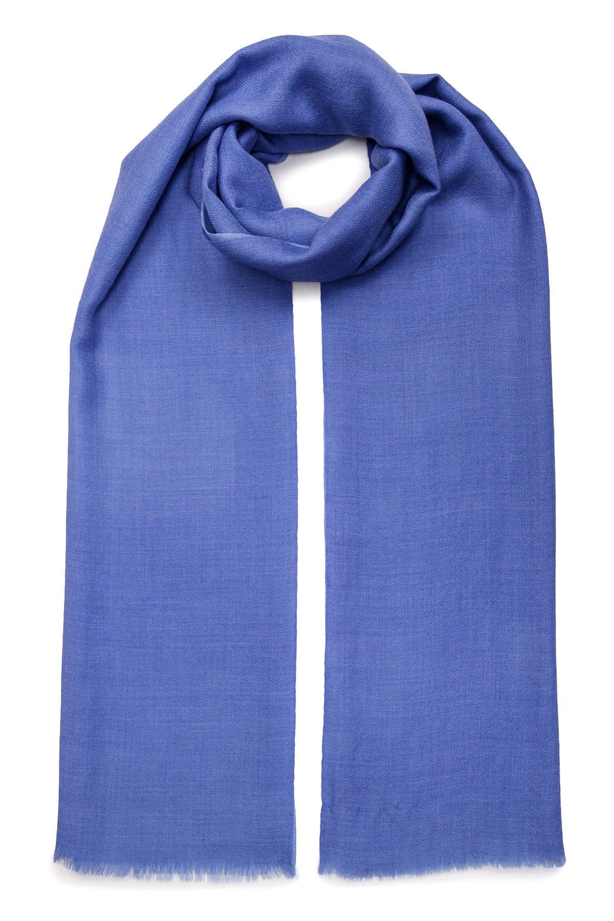 Handwoven Cashmere Ombre | Cornflower-Periwinkle