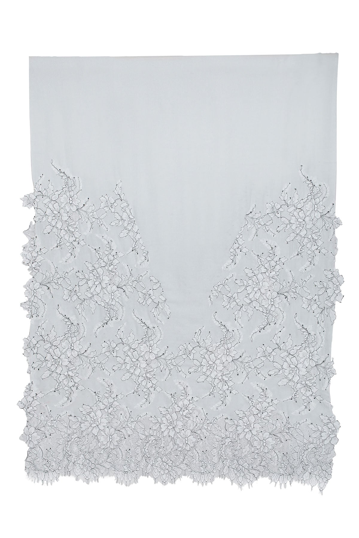 Cashmere Chantilly Lace Crescendo | Cool-Gray