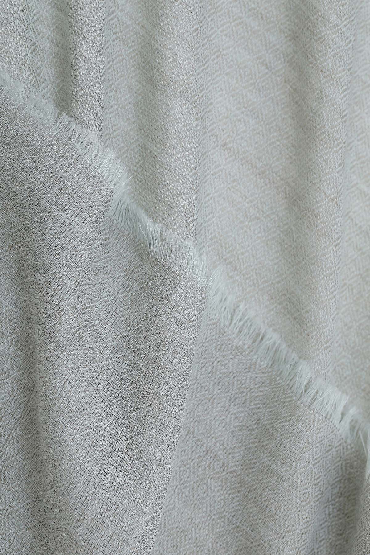 Cashmere Embroidery - Poodles | Mist-Grey