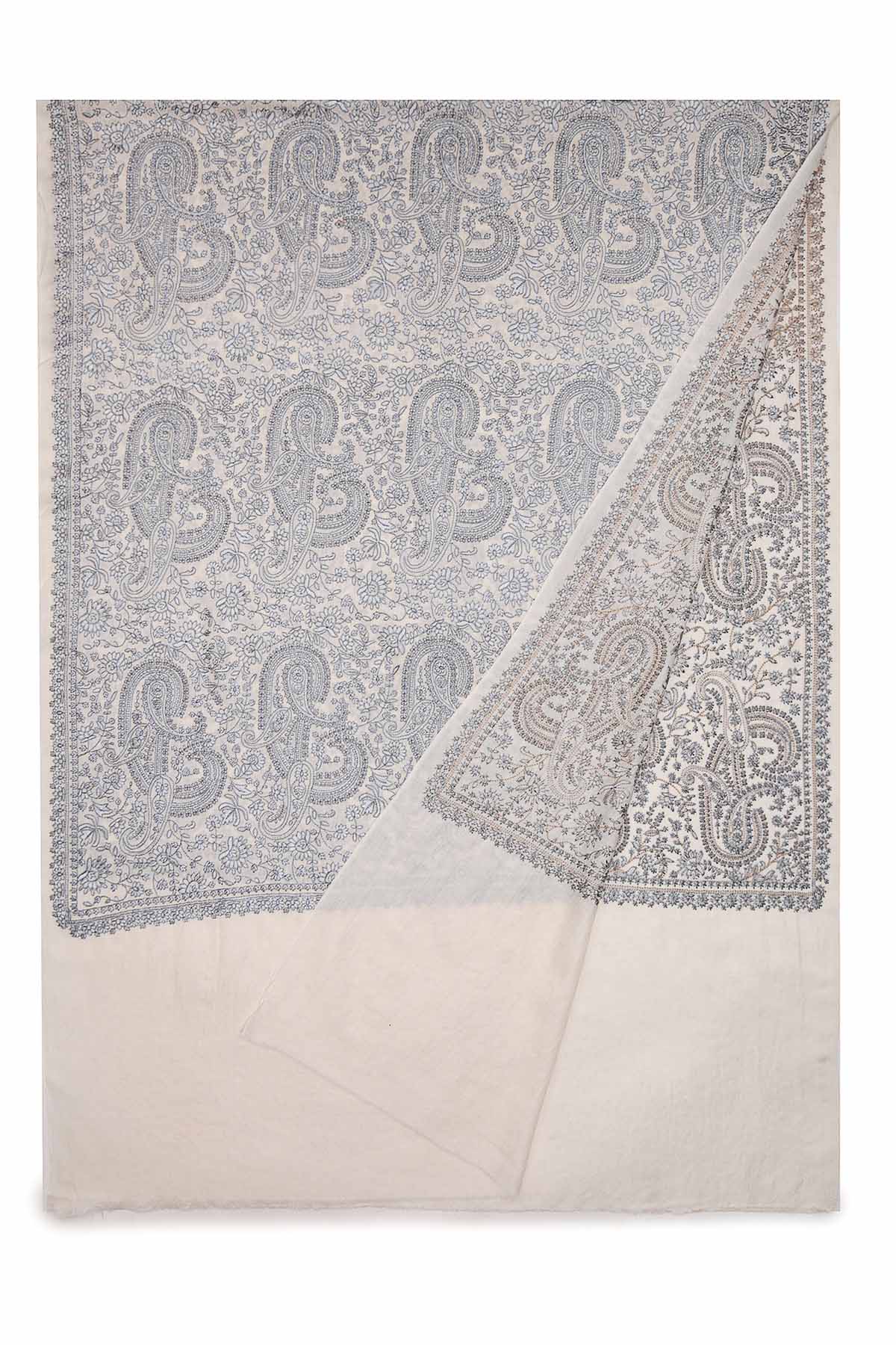 Pashmina Tapestry Paisley Trio | Ivory