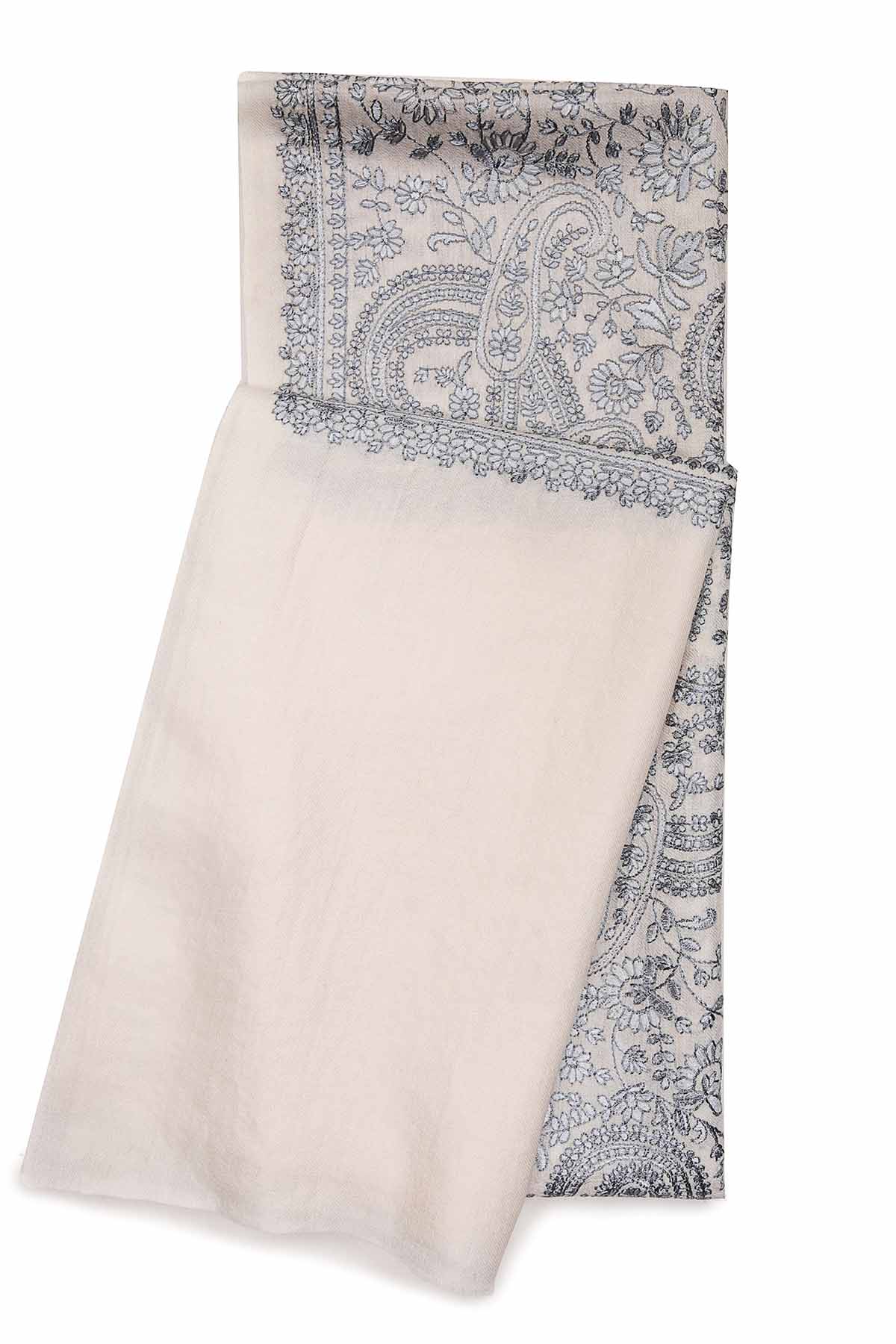 Pashmina Tapestry Paisley Trio | Ivory