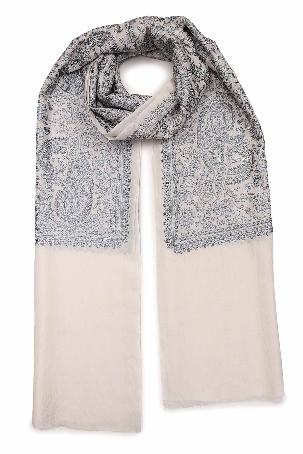 Pashmina Tapestry Paisley Trio | Ivory