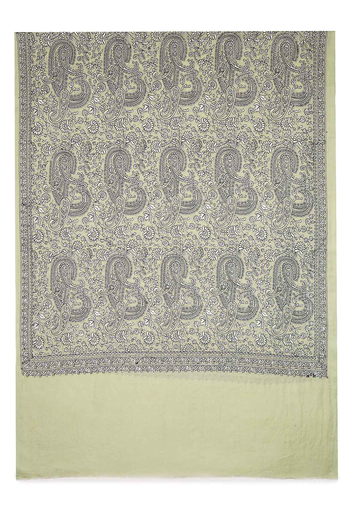 Pashmina Tapestry Paisley Trio | Pistachio