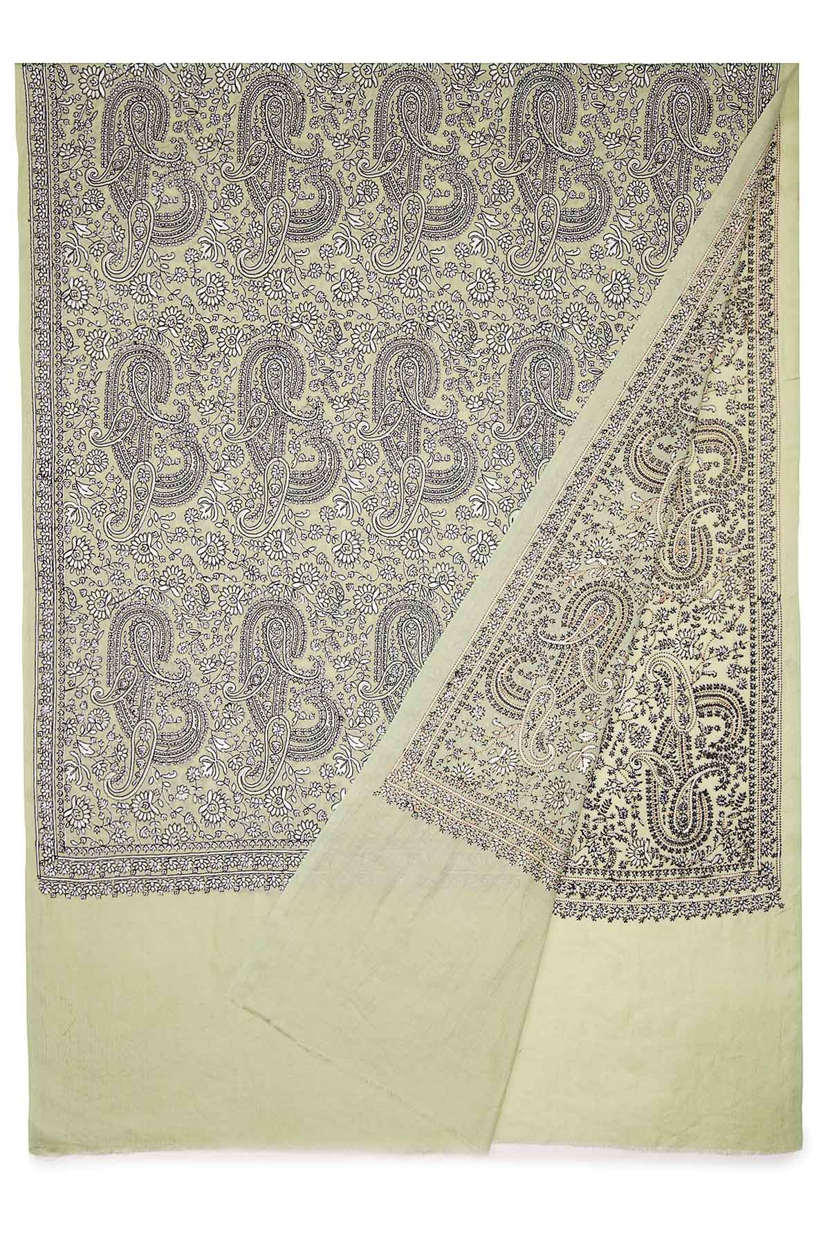 Pashmina Tapestry Paisley Trio | Pistachio