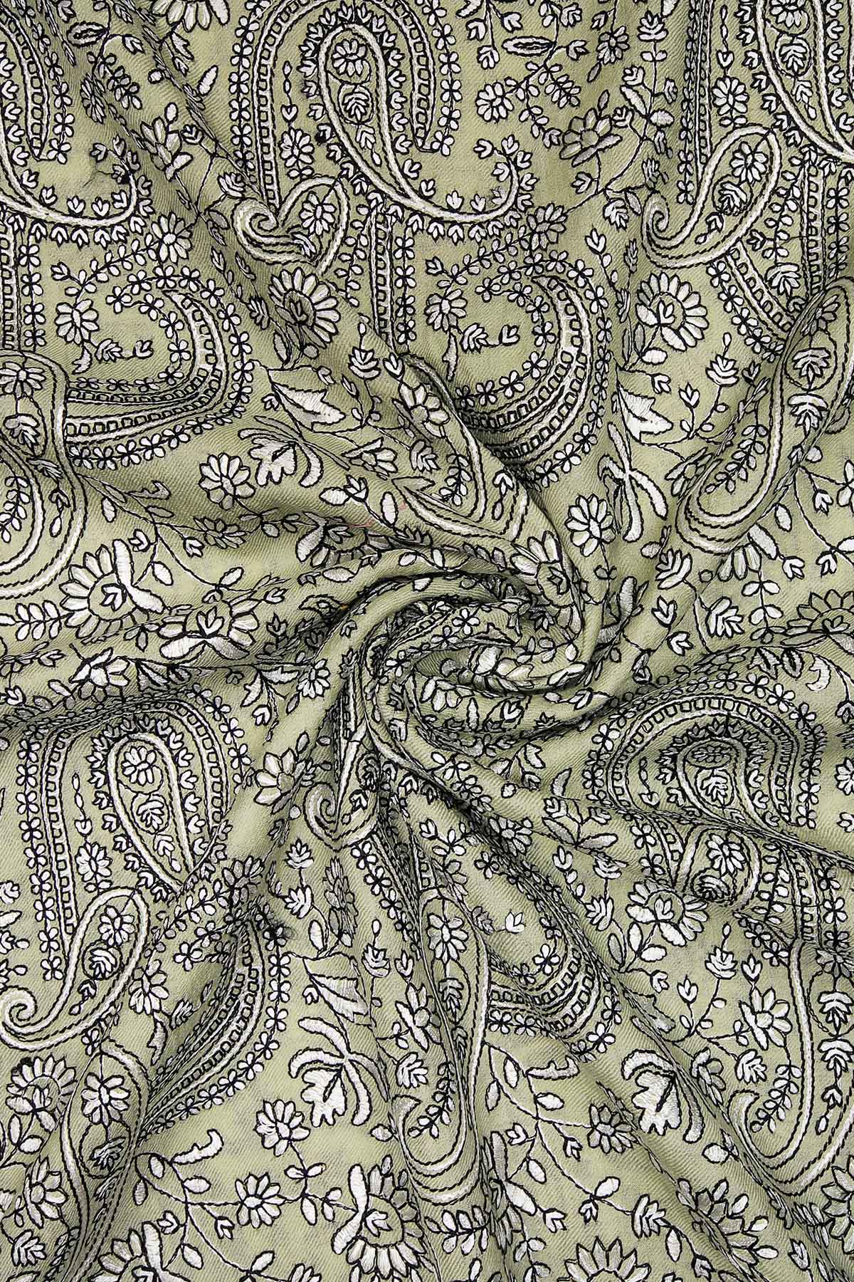 Pashmina Tapestry Paisley Trio | Pistachio